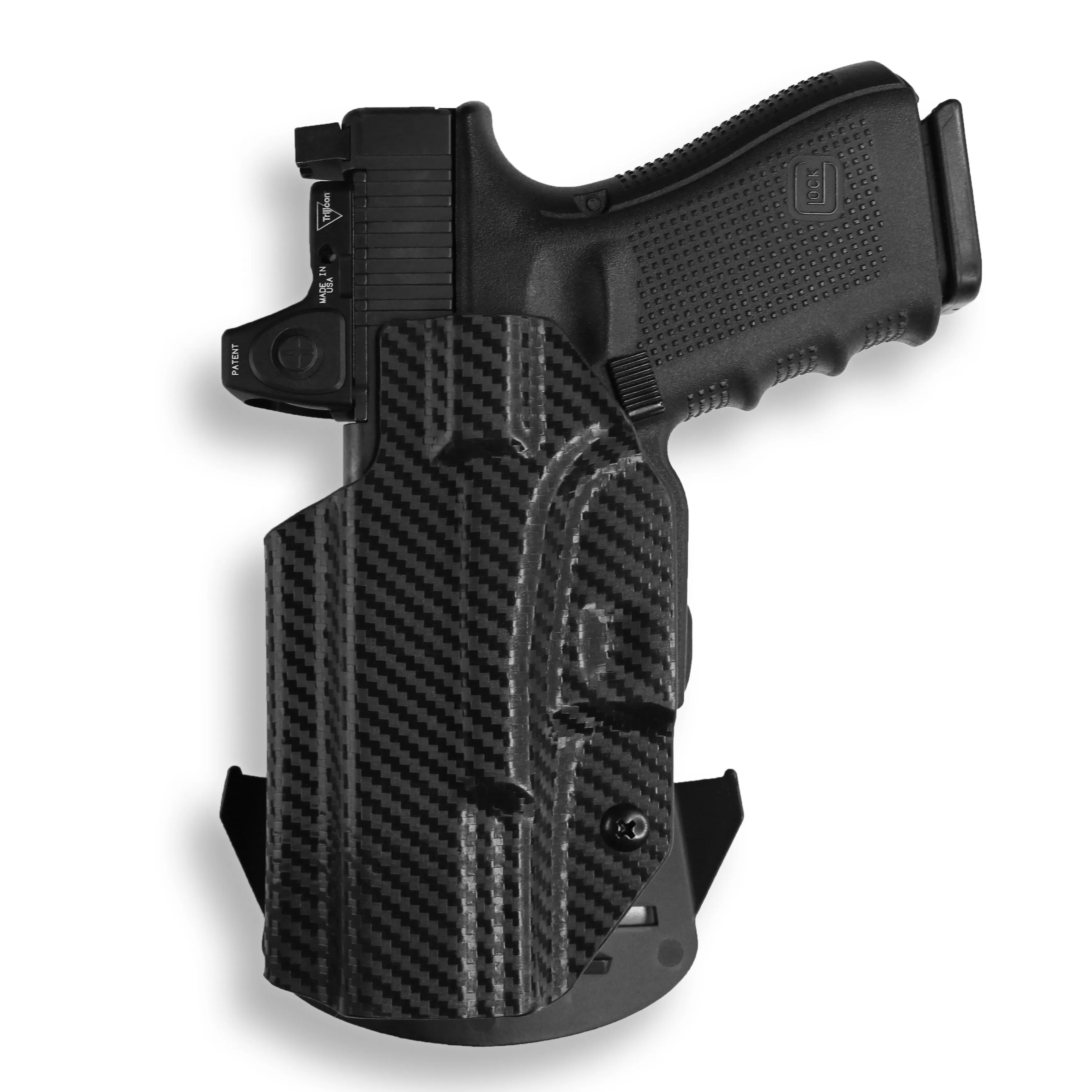 Smith & Wesson M&P 9C/40C / M2.0 3.5"/3.6" Compact Manual Safety with Streamlight TLR-7/7A/7X Light Red Dot Optic Cut OWB Holster