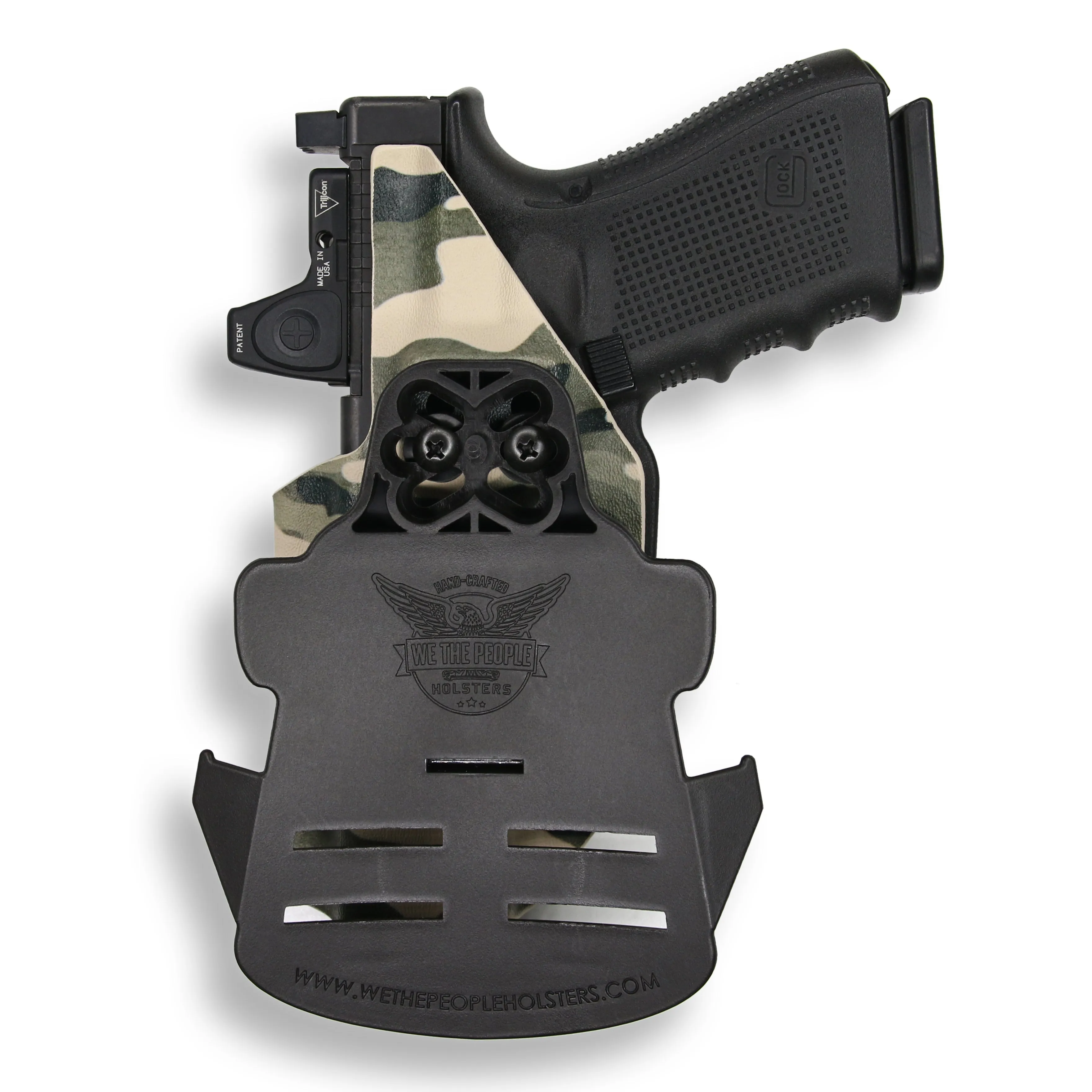 Smith & Wesson M&P 9C/40C / M2.0 3.5"/3.6" Compact Manual Safety with Streamlight TLR-7/7A/7X Light Red Dot Optic Cut OWB Holster