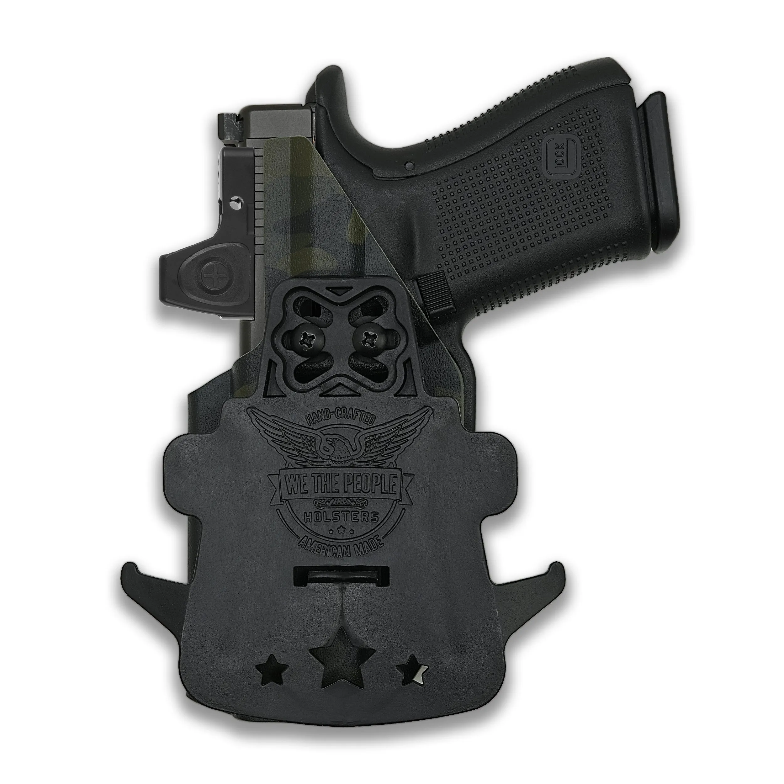 Smith & Wesson M&P 9C/40C / M2.0 3.5"/3.6" Compact Manual Safety with Streamlight TLR-7/7A/7X Light Red Dot Optic Cut OWB Holster