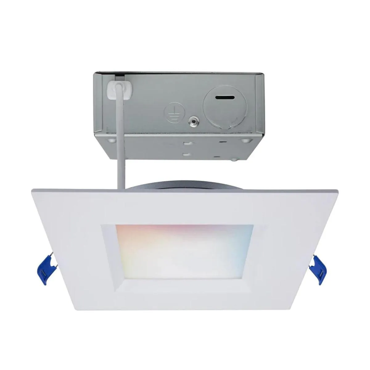 Starfish 6" Square Smart LED Recessed Light, 750lm, Color and Tunable White, Regress Trim