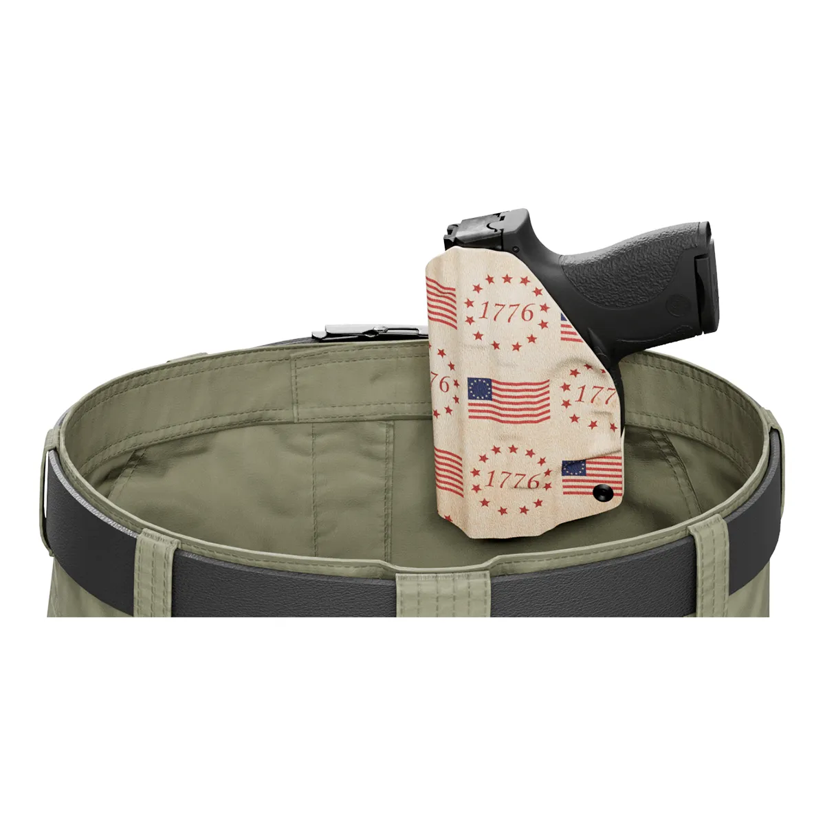 The Betsy Ross Flag Tribute to Independence Day 1776 Custom Printed Holster - IWB Kydex Holster