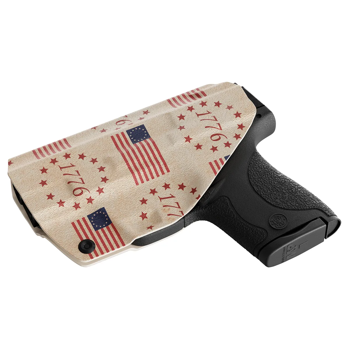 The Betsy Ross Flag Tribute to Independence Day 1776 Custom Printed Holster - IWB Kydex Holster