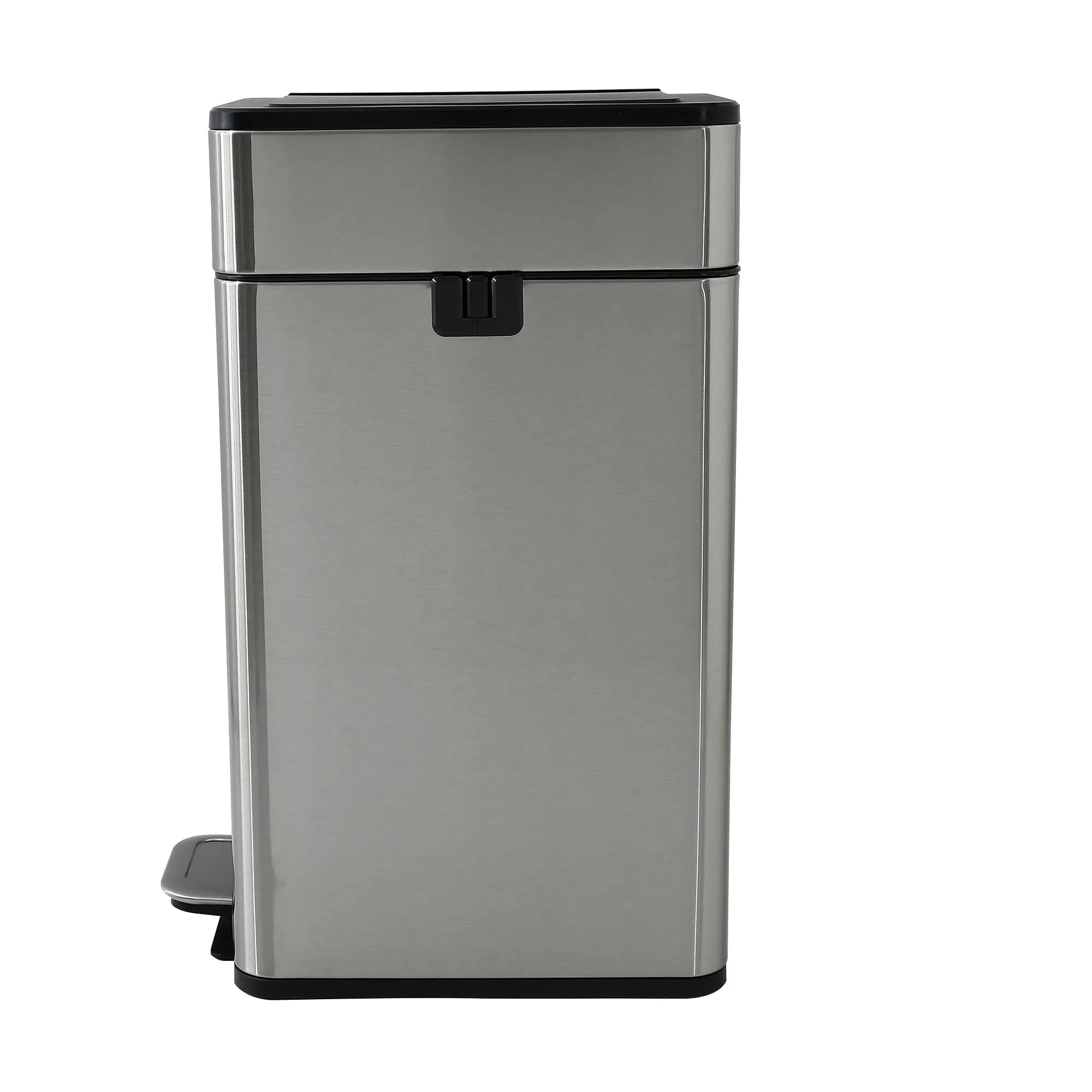 The Better Home 20L Stainless Steel Pedal Dustbin For Kitchen | (55cm) Dustbin With Lid | Dustbin For Bathroom | Dustbin With PP Inner Bucket | Silver