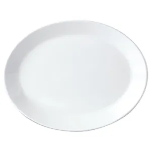 V0028 Steelite Simplicity White Oval Coupe Dishes 280mm (Pack of 12)