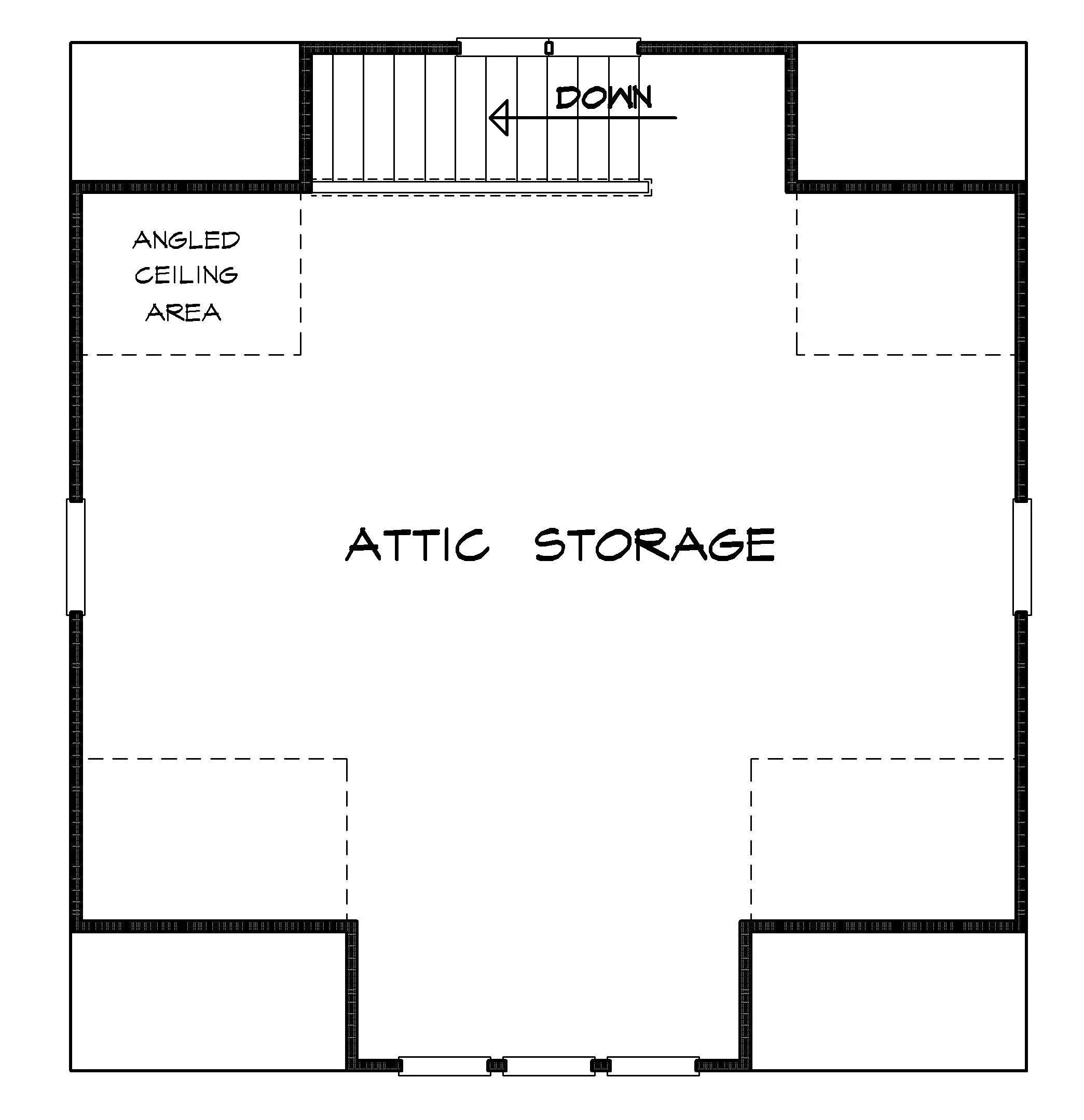 Versatile 2-Bay Garage with Attic Space