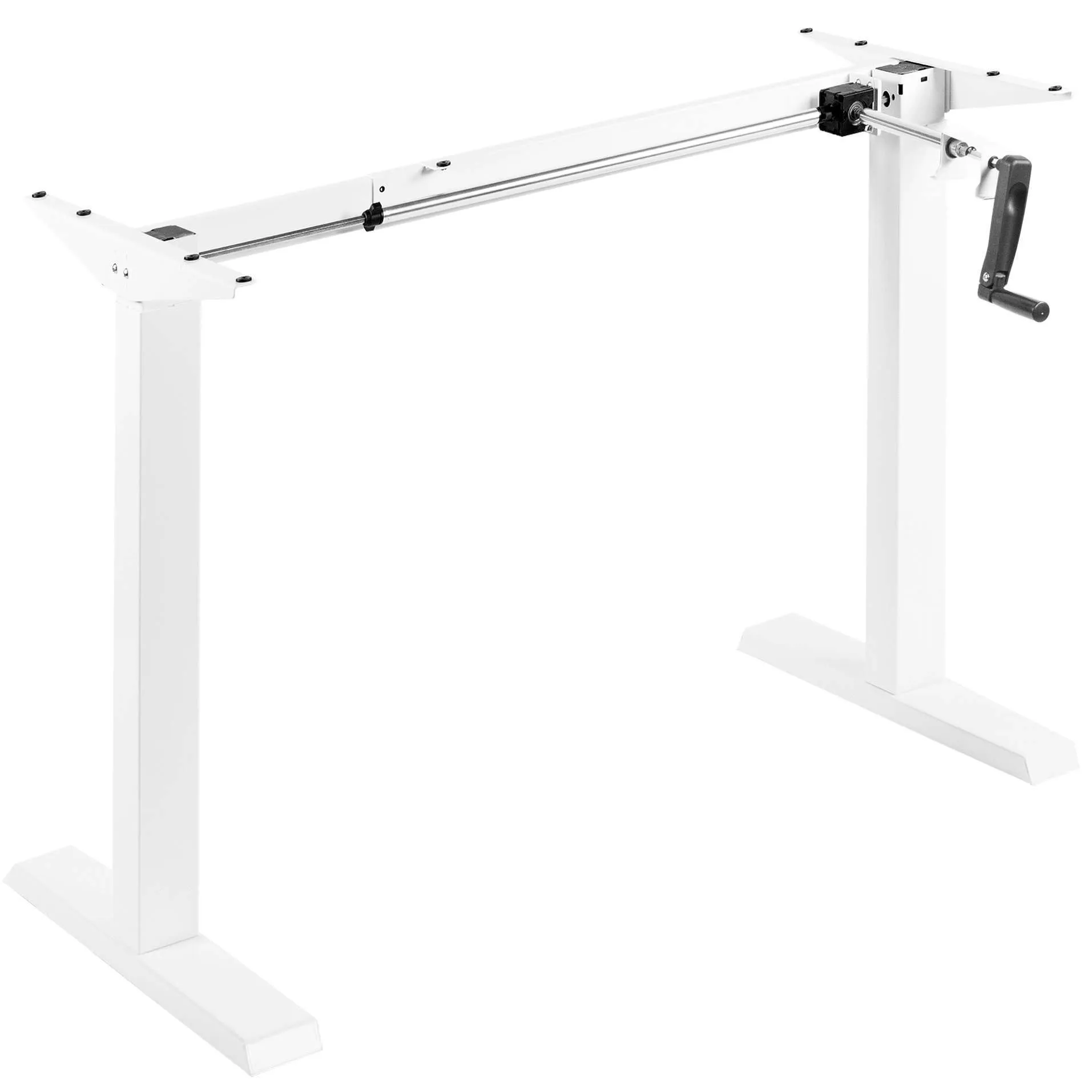 VIVO Compact Crank Height-Adjustable Desk Frame, DESK-M051MB/M051MW